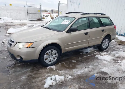 2008 Subaru Outback z USA, uszkodzony, nr VIN 4S4BP60C787303440